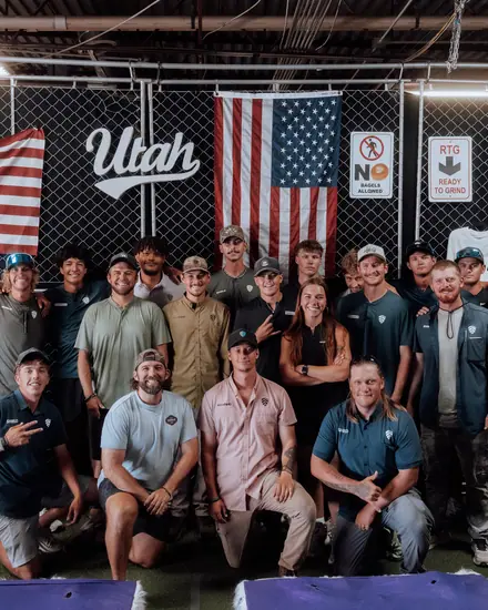 The Utah team in the office